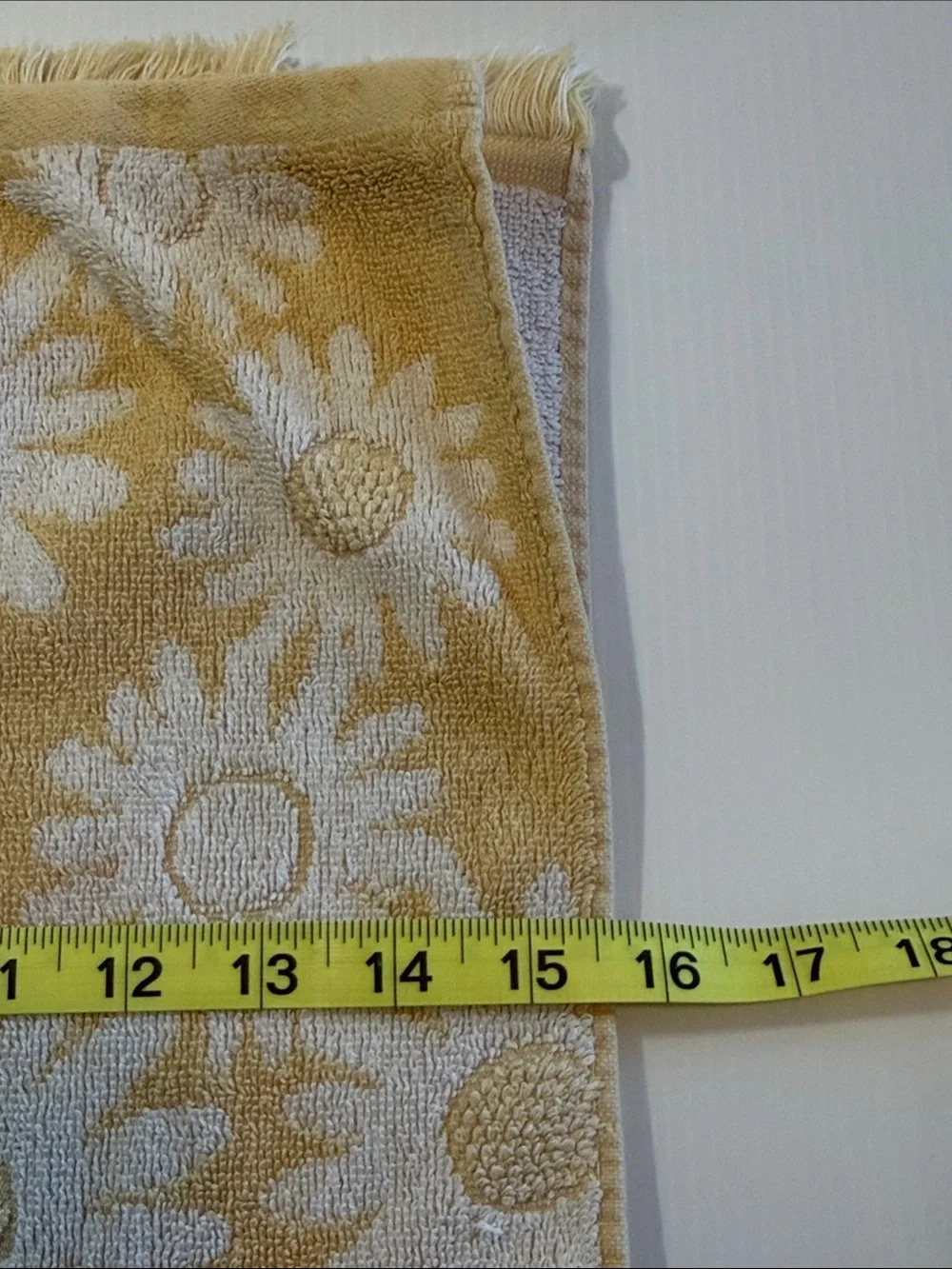 Yellow Daisy Cotton Blend Towel - Deborah Connolly